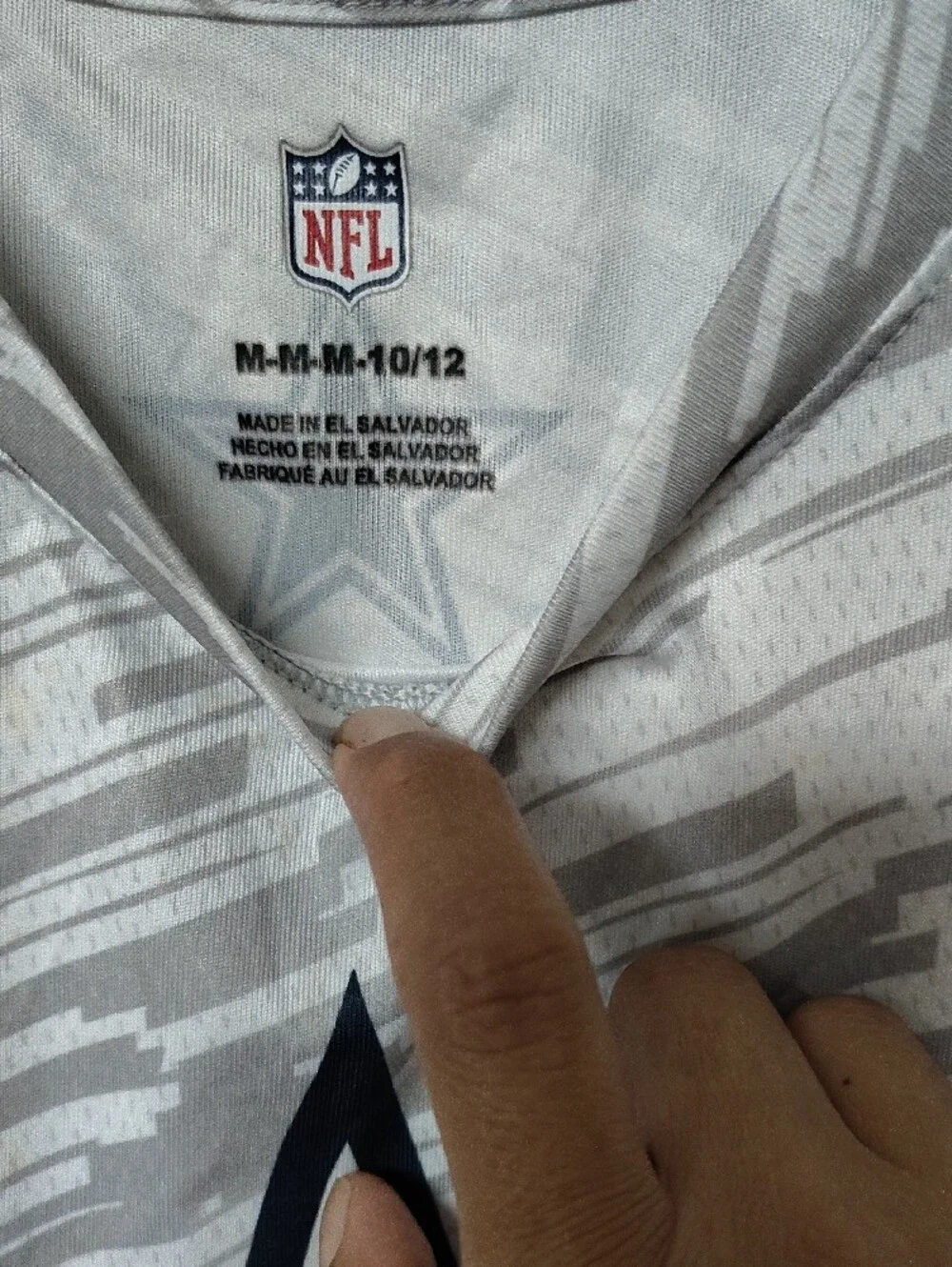 NFL  Gray & Navy Dallas Cowboys Star Performance Tee